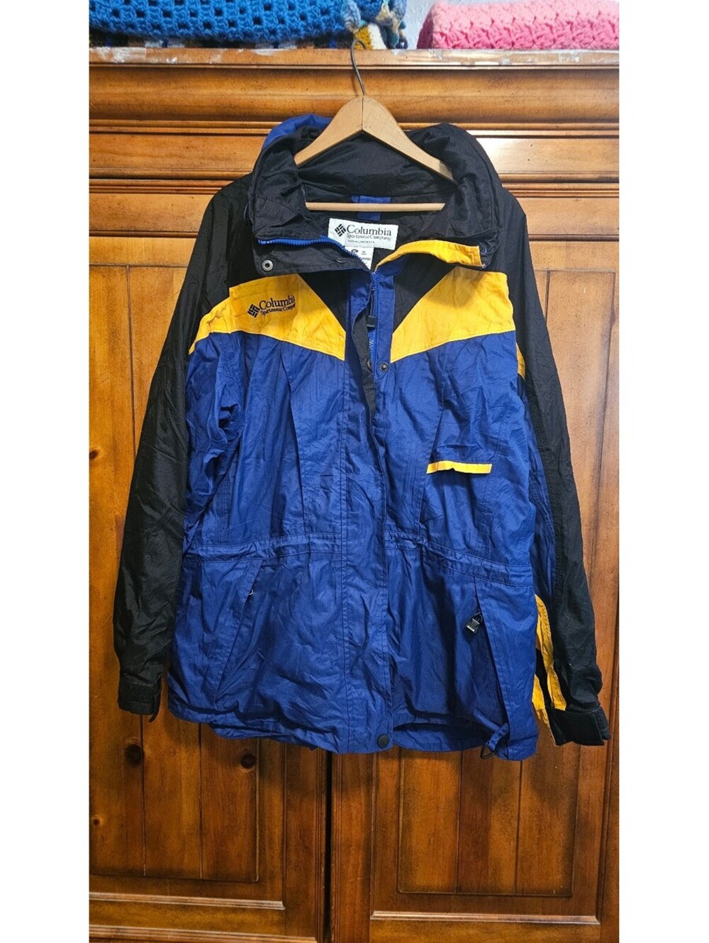 Vintage 90s Columbia Jacket Sportswear Colorblock Windbreaker Jacket